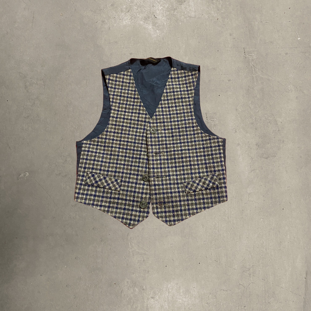 Kids Plaid Vest 3T