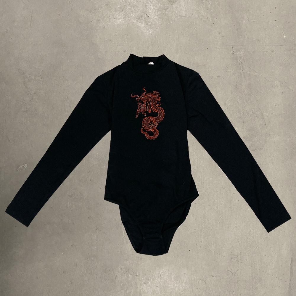 Black Dragon Body Suit