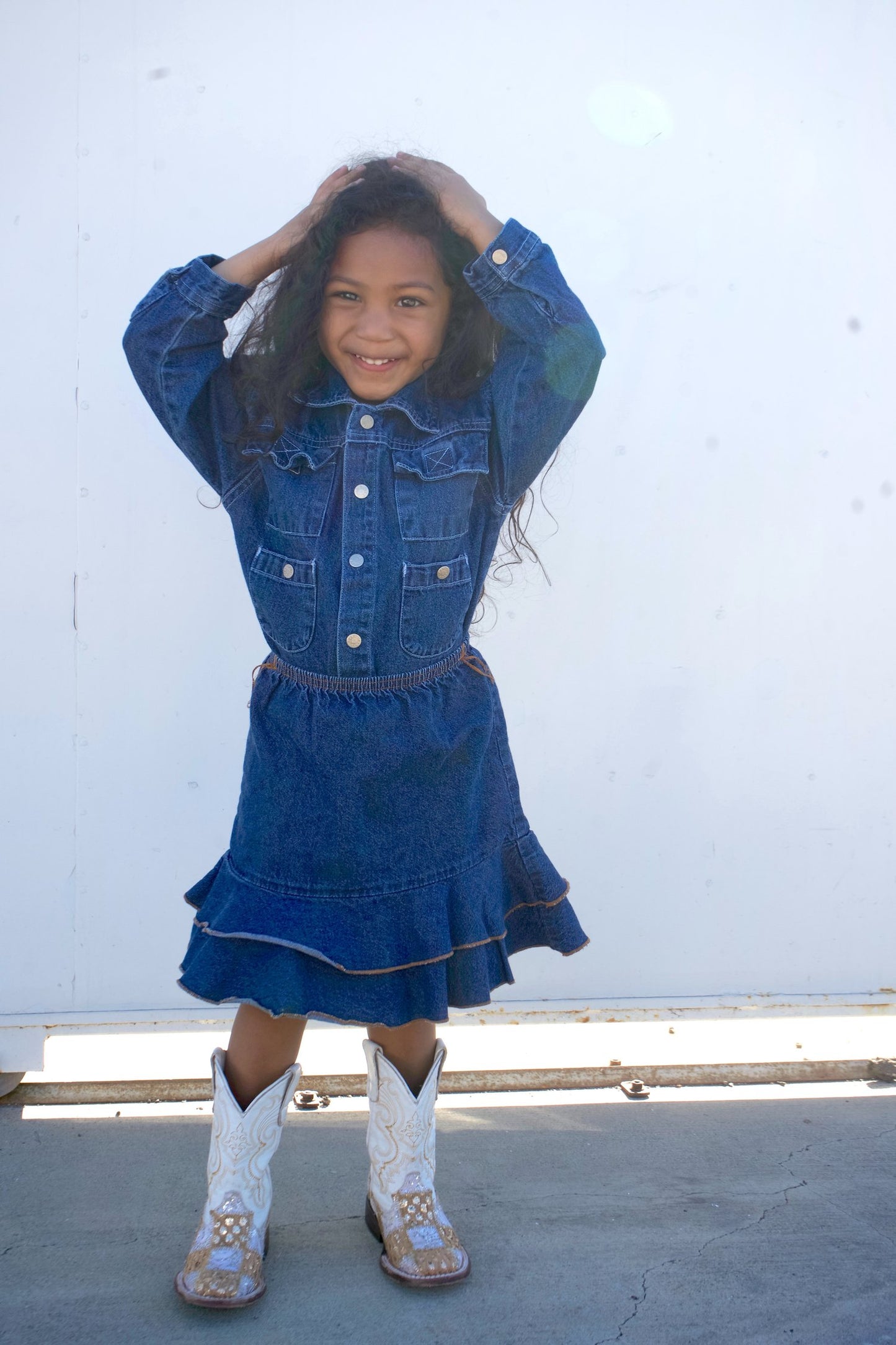 Diggy Girls Denim Skirt 4/5T