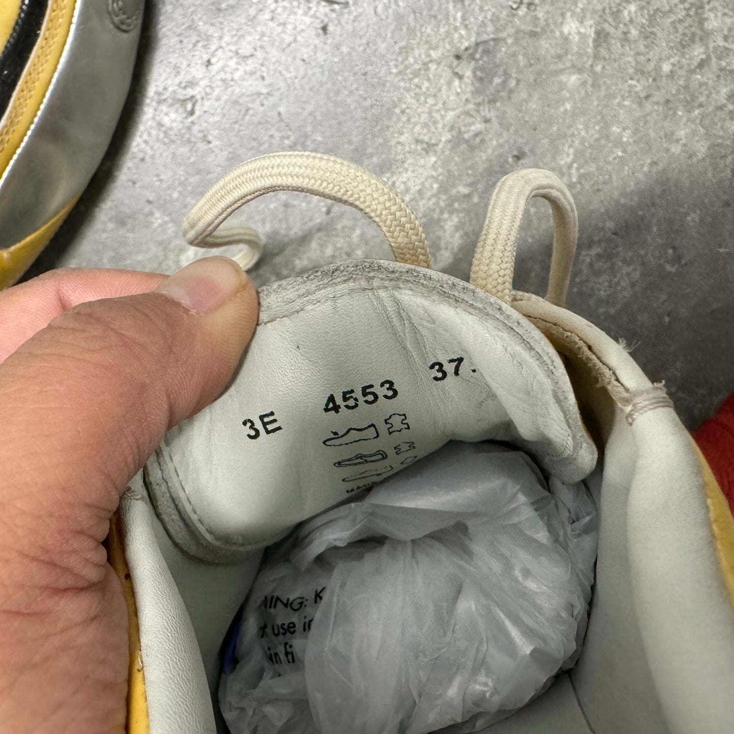 Prada Silver/Yellow Runners