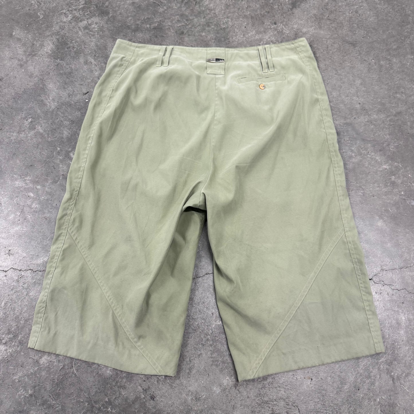 Green Cargo Shorts