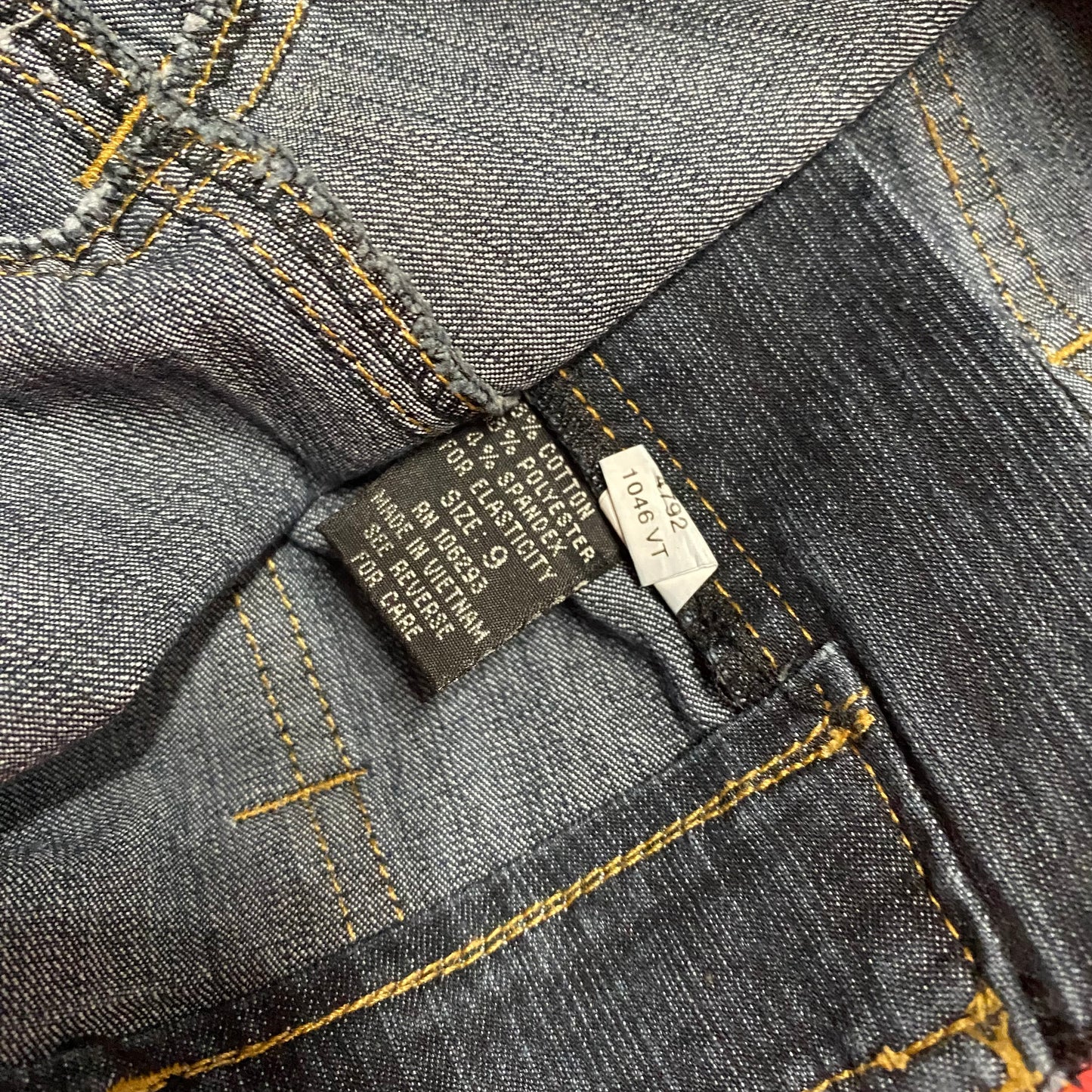 2000S Dark Washed Utility Jeans