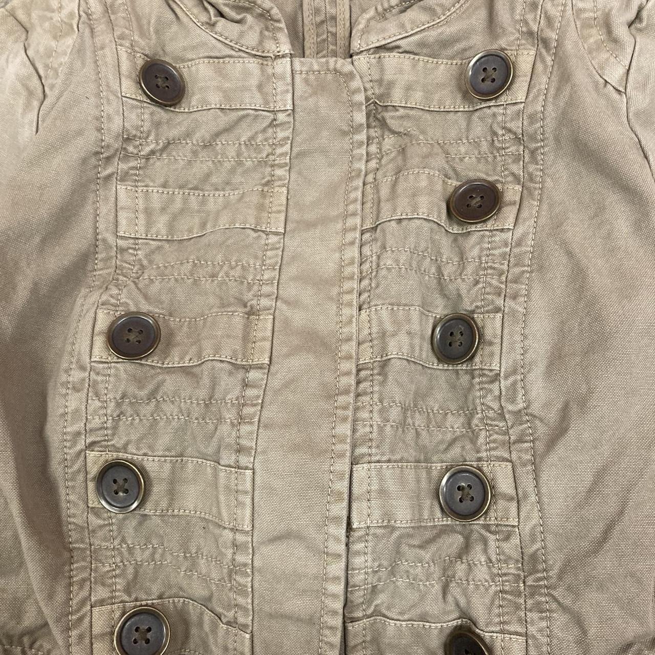Tan Military Style Jacket