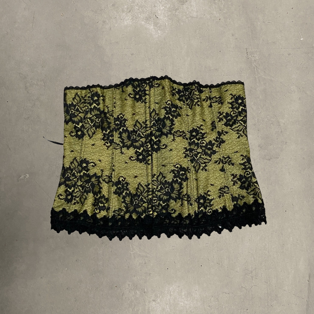 Plus Size Yellow Corset