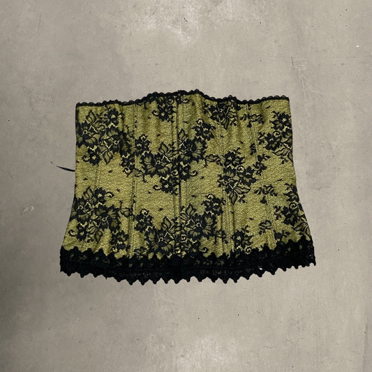 Plus Size Yellow Corset