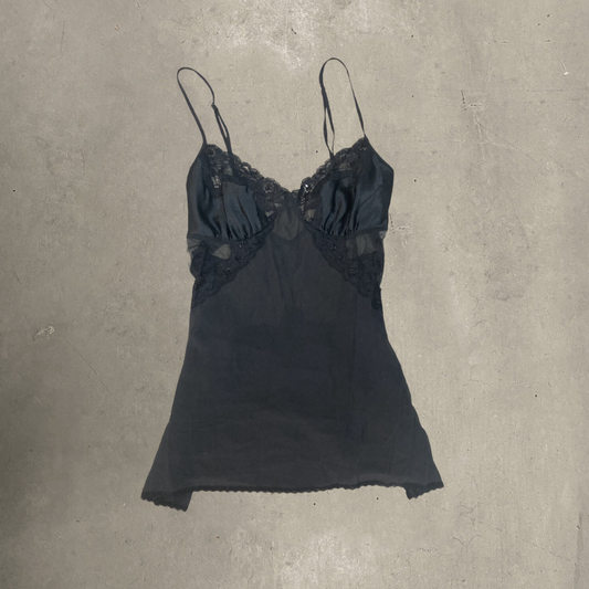 Victoria Secret Black Lingere Tank