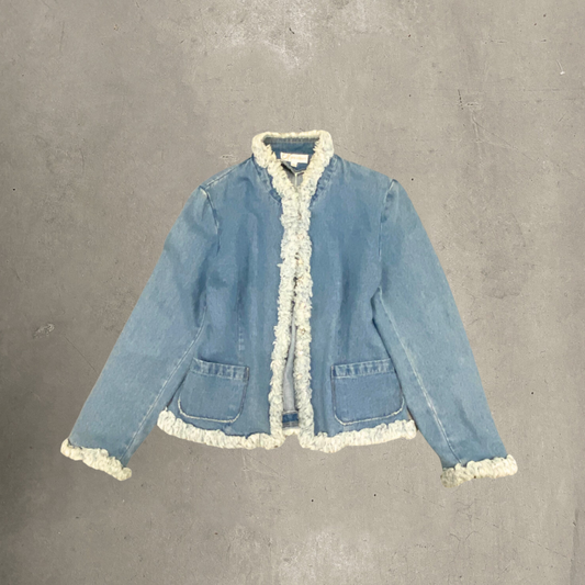 Vintage Light Washed Denim Coat