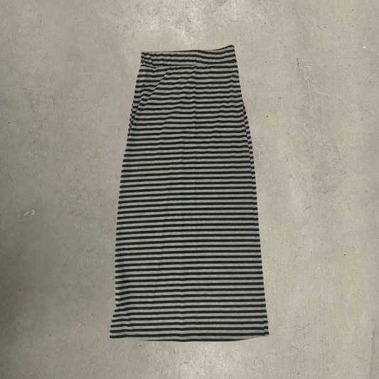 Grey Stripped Maxi