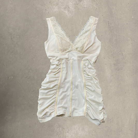 Vintage Creme Lace Tank
