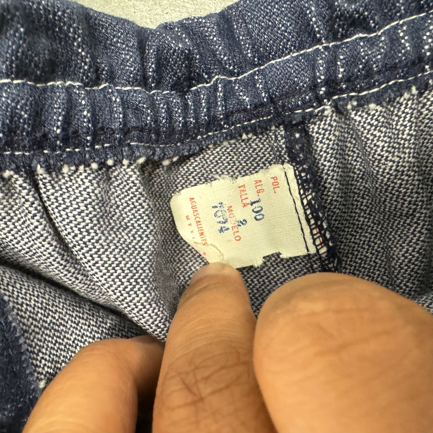Unisex Vintage Pants 2/3T