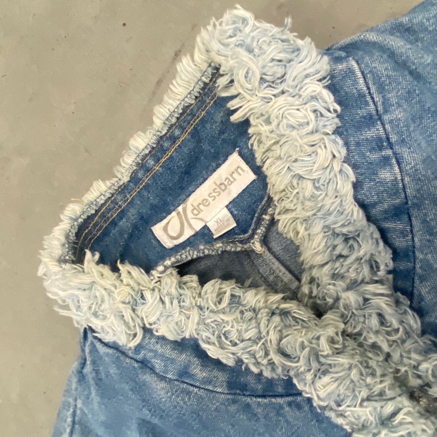 Vintage Light Washed Denim Coat