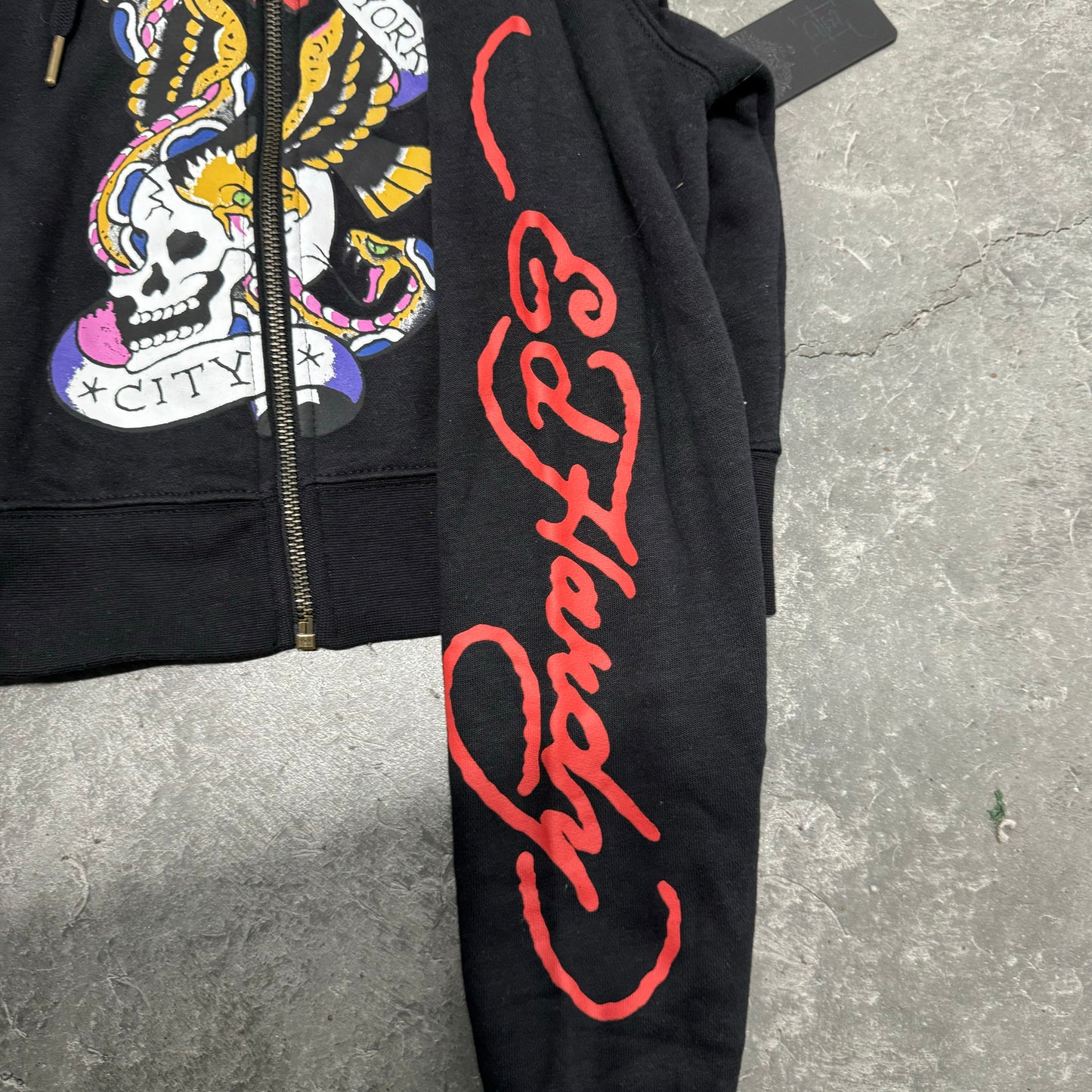 Ed Hardy Cropped Hoodie