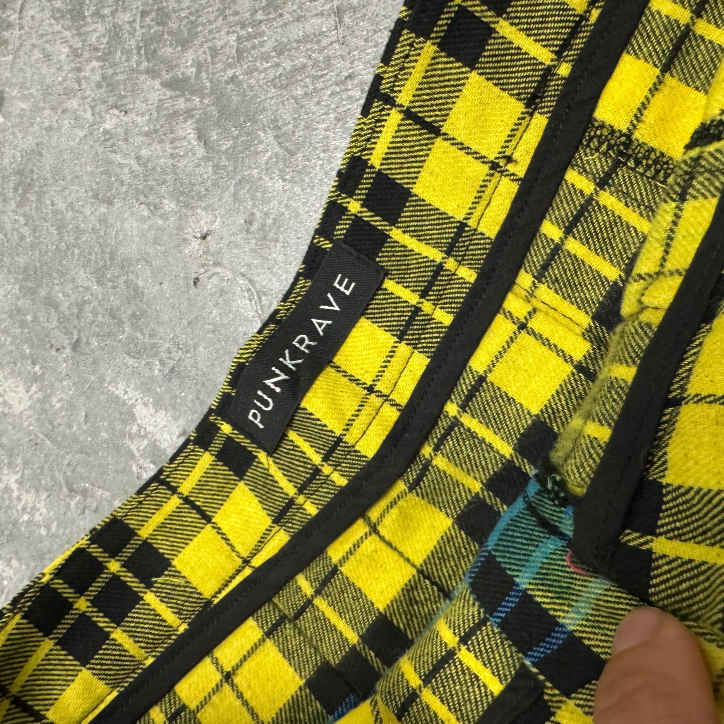 Multicolored Plaid Punk Plaid Skirt