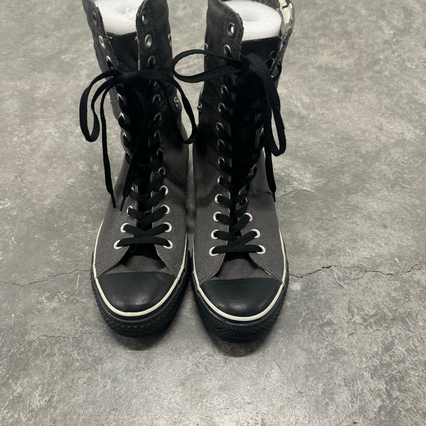 Vintage Grey Unisex Calf High Converse