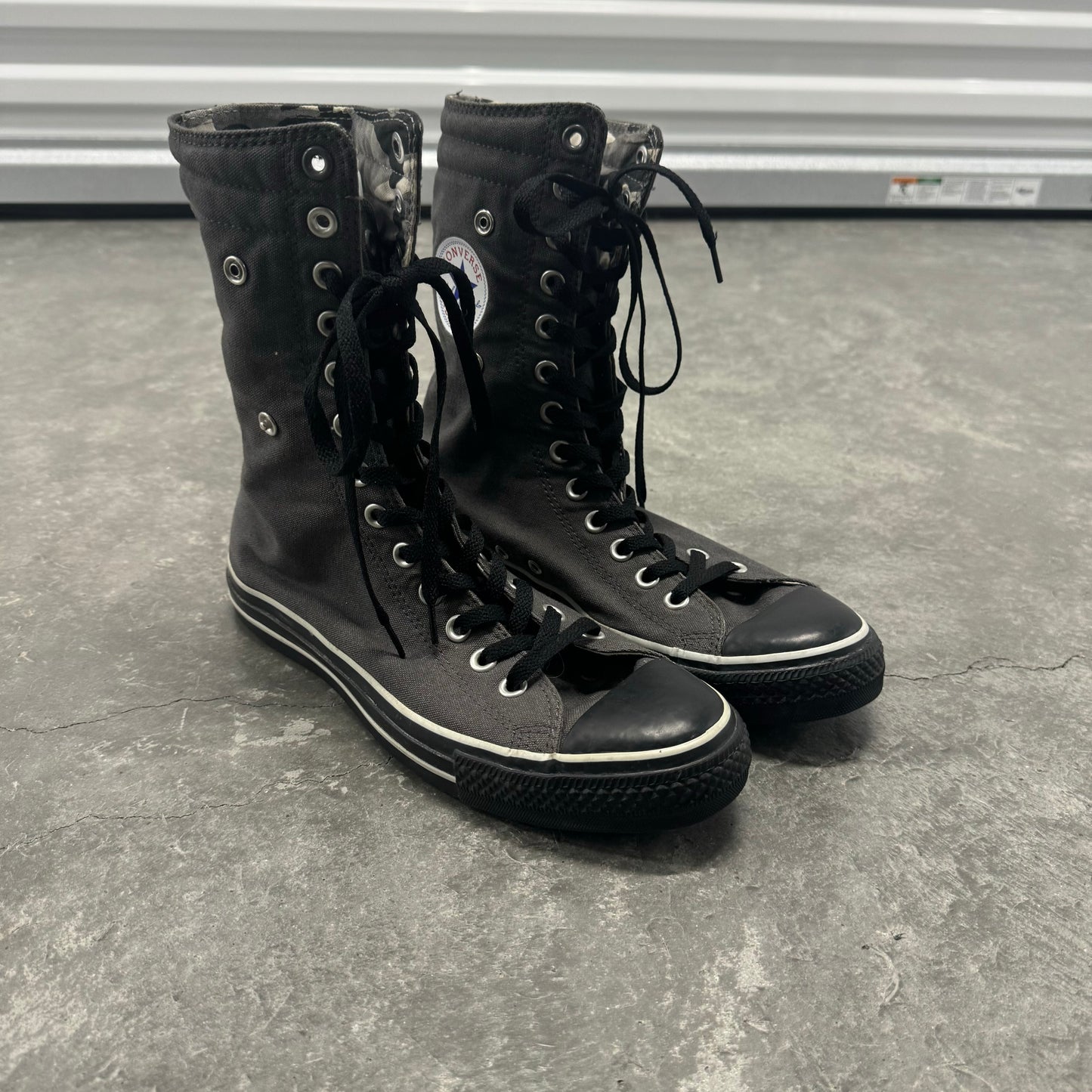 Vintage Grey Unisex Calf High Converse