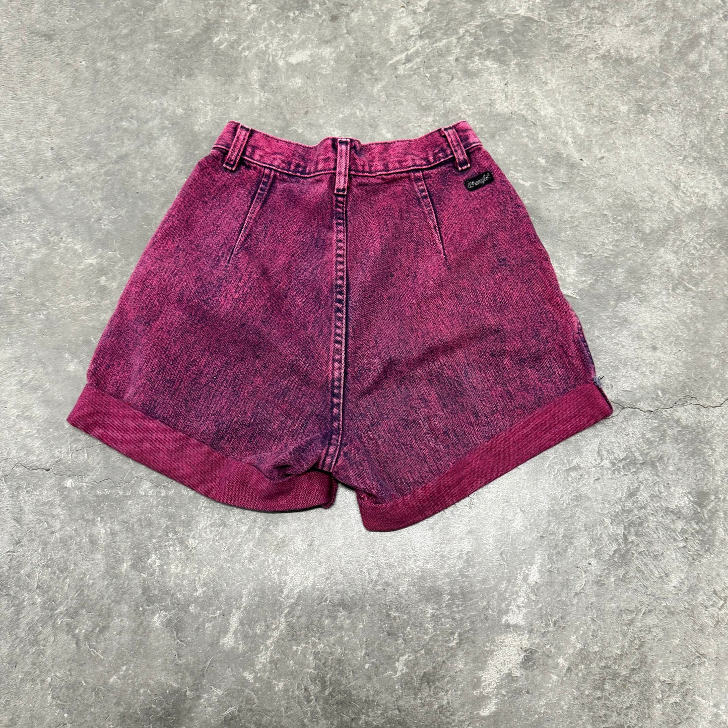 Vintage Magenta High Waisted Shorts