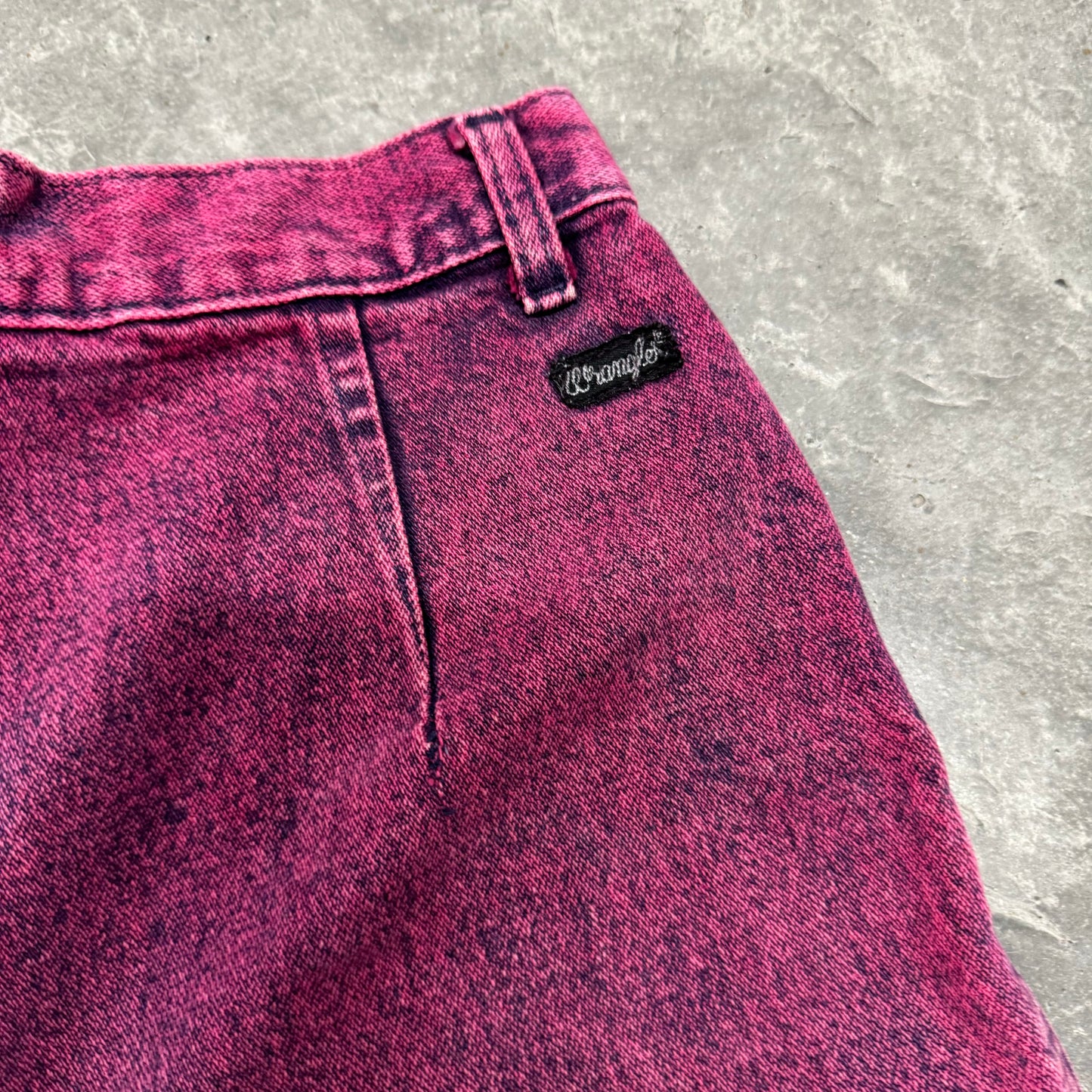 Vintage Magenta High Waisted Shorts