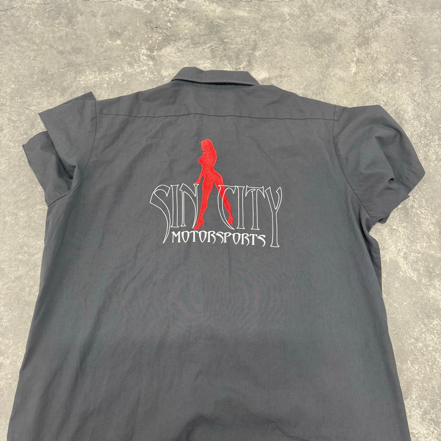 Sin City Grey Button Up