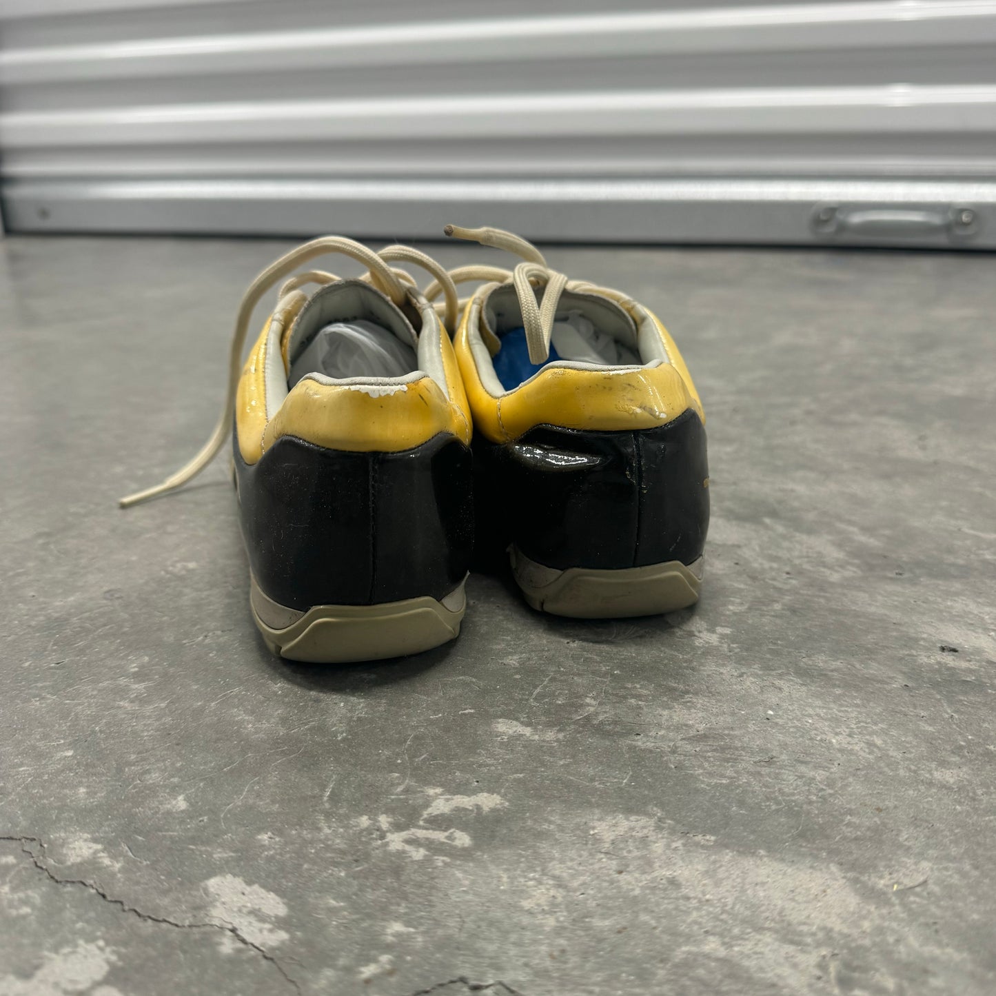 Prada Silver/Yellow Runners