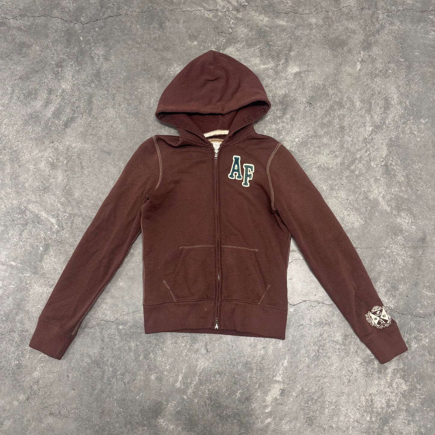 Abercrombie & Fitch Brown Hoodie