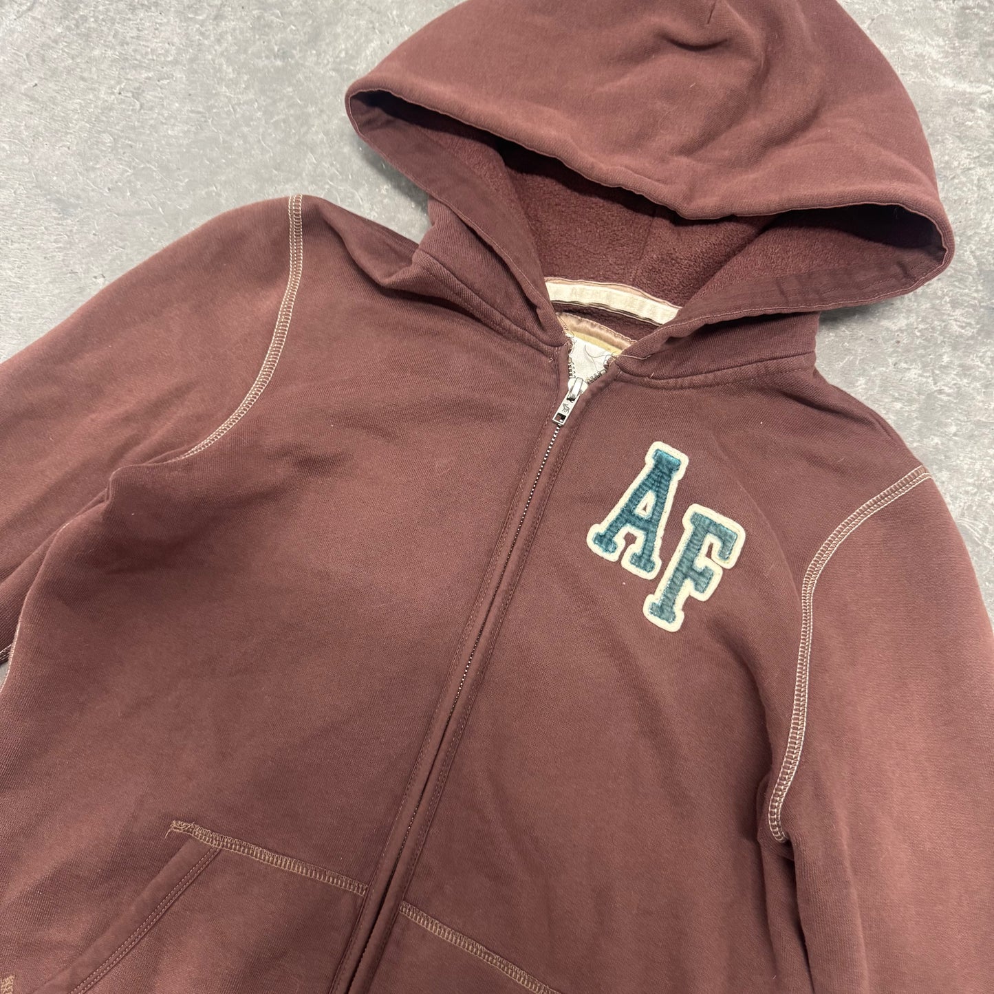 Abercrombie & Fitch Brown Hoodie