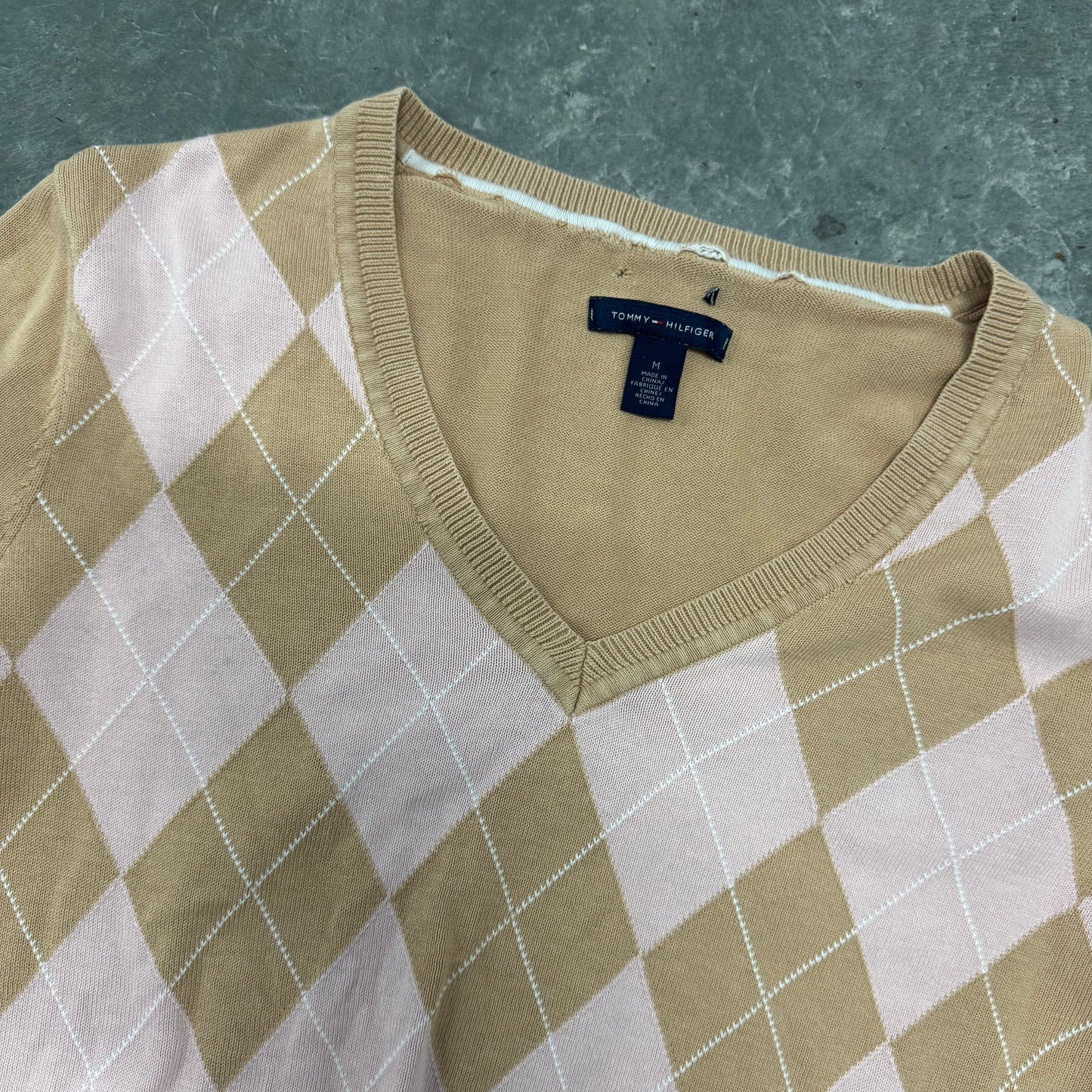 Vintage Argyle Sweater