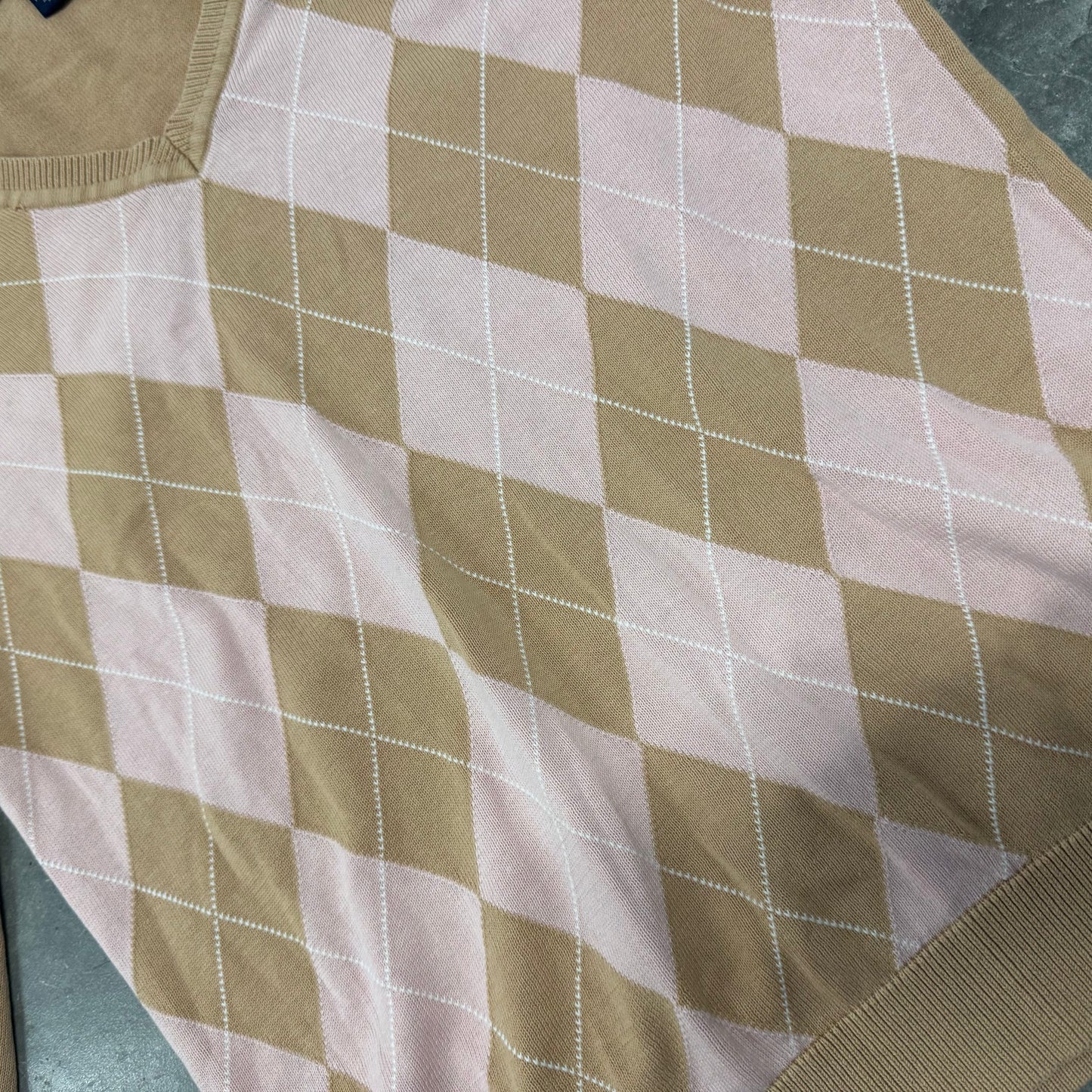 Vintage Argyle Sweater