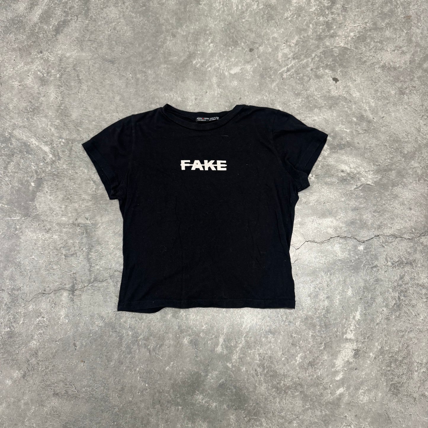 "FAKE" Baby Tee
