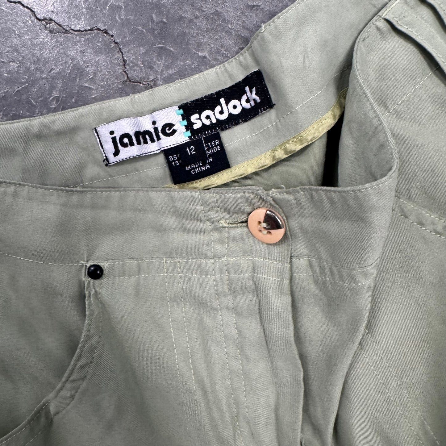 Green Cargo Shorts