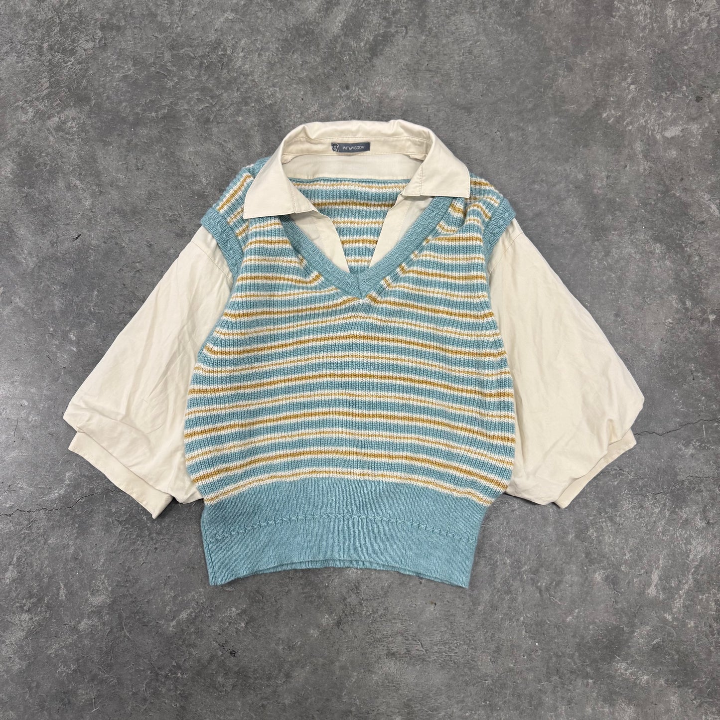 Striped Preppy Sweater Vests