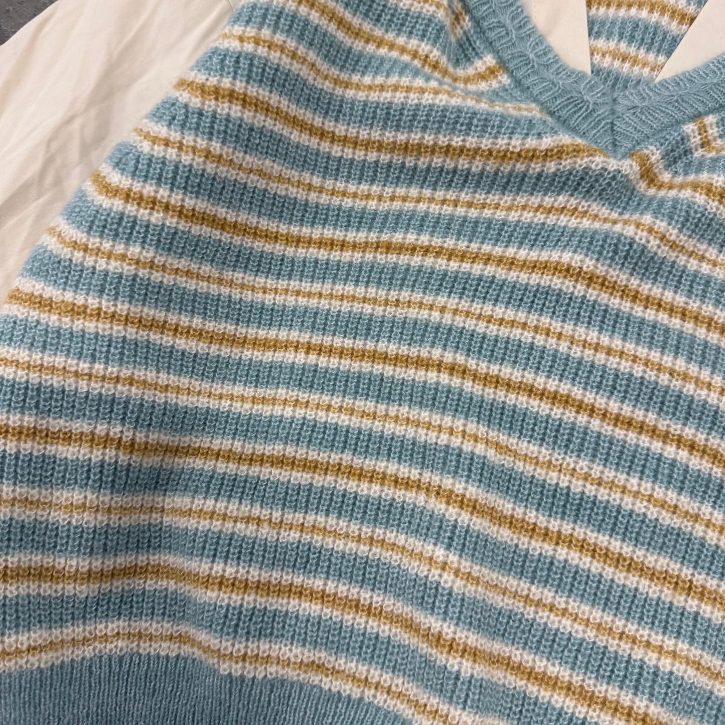 Striped Preppy Sweater Vests