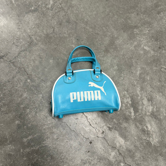 Vintage Baby Blue Puma Mini Purse