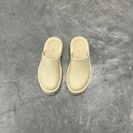 Jeffrey Campbell Beige Clogs