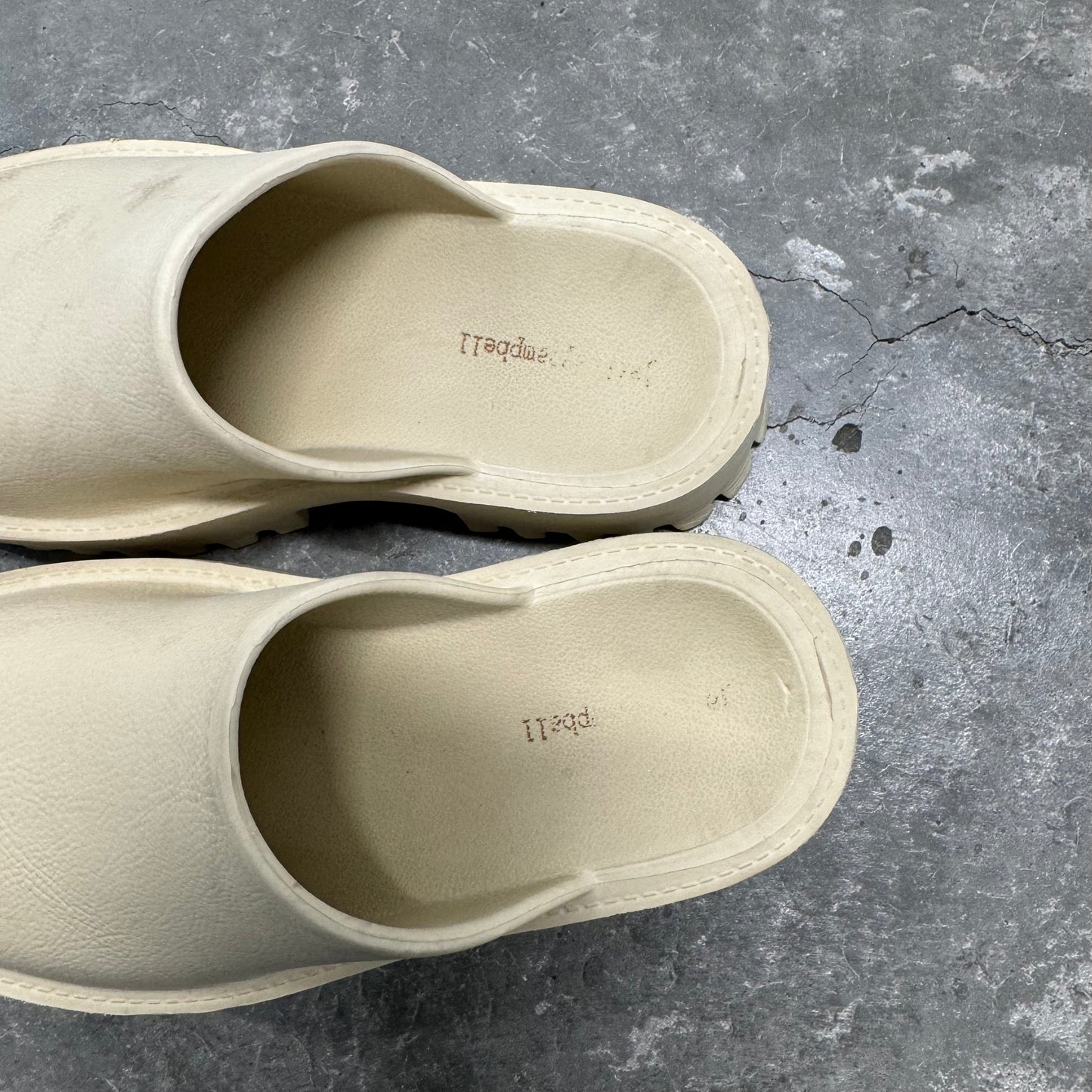 Jeffrey Campbell Beige Clogs