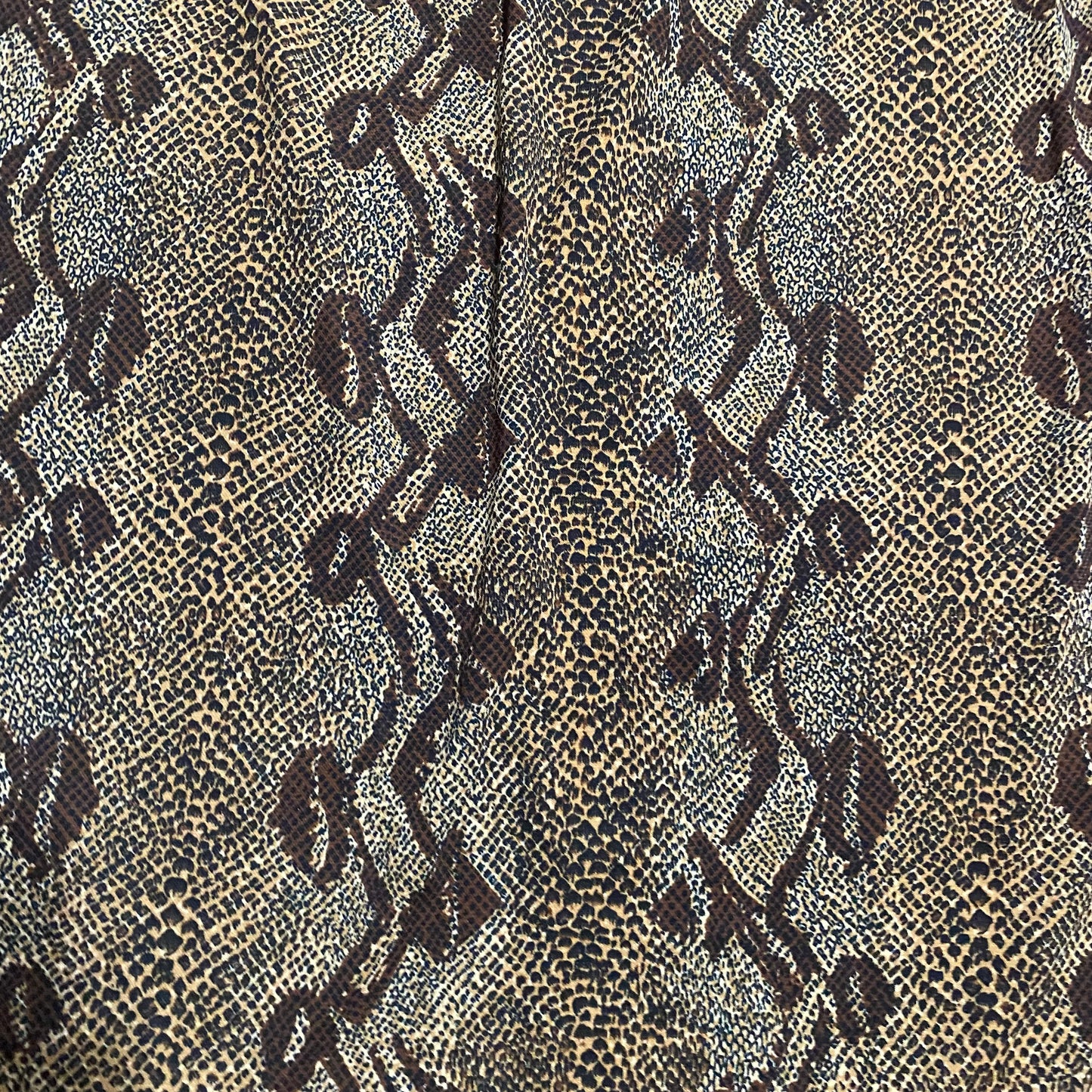 Vintage Animal Print Maxi Skirt