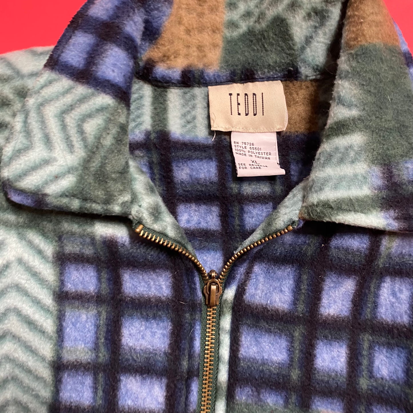 Mens Vintage Fleece Jacket