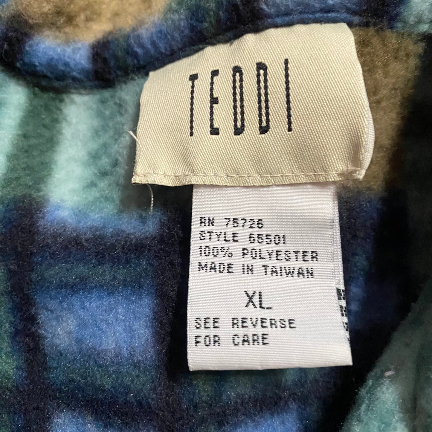Mens Vintage Fleece Jacket