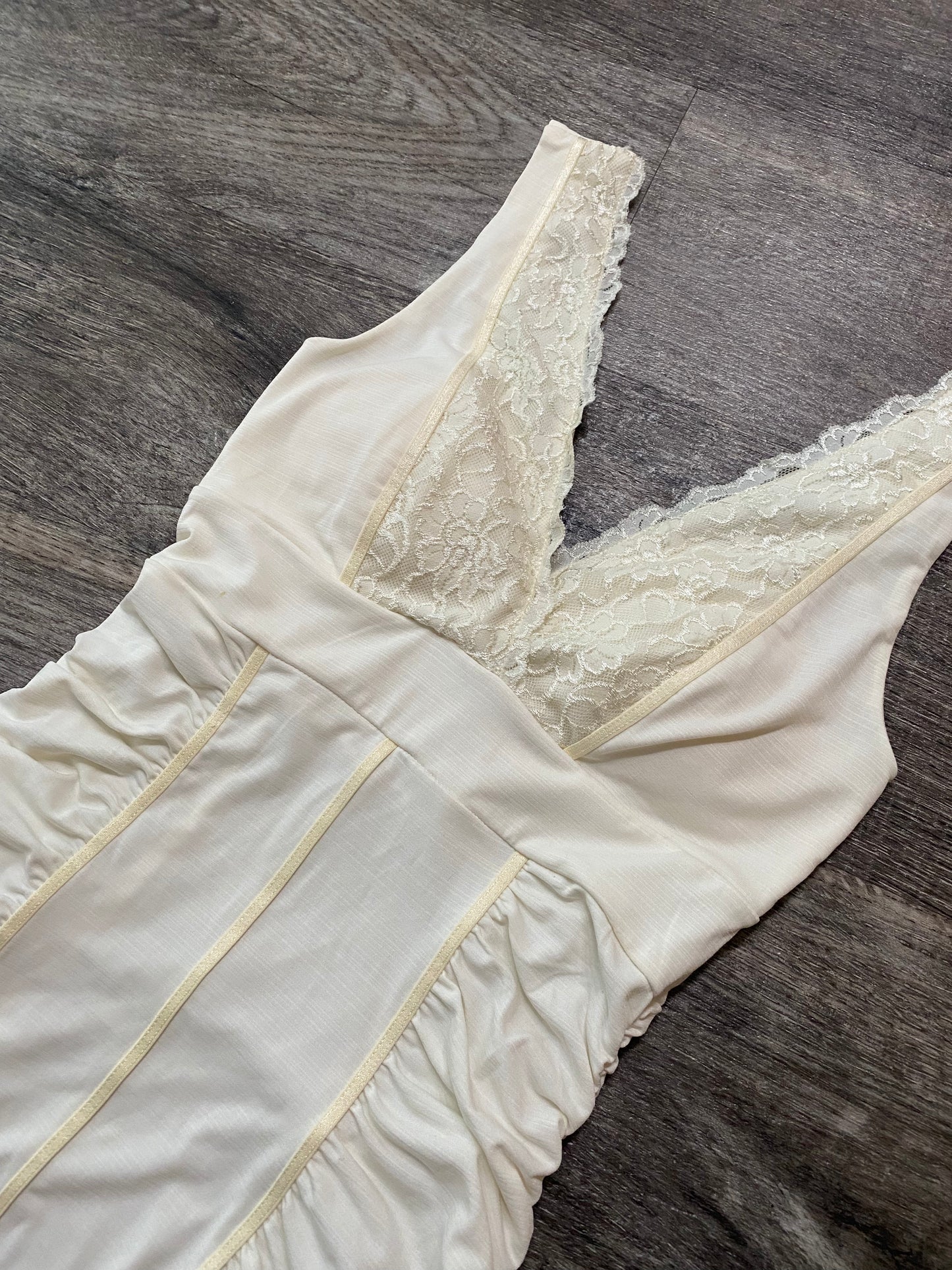 Vintage Creme Lace Tank