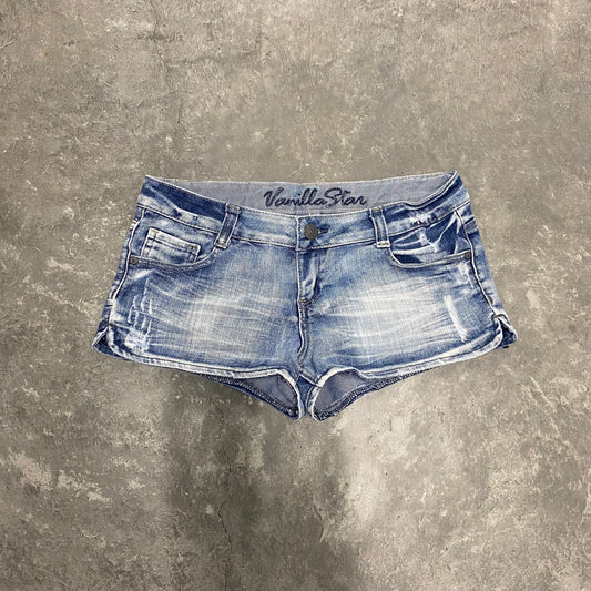 Vintage Light Wash Mini Shorts