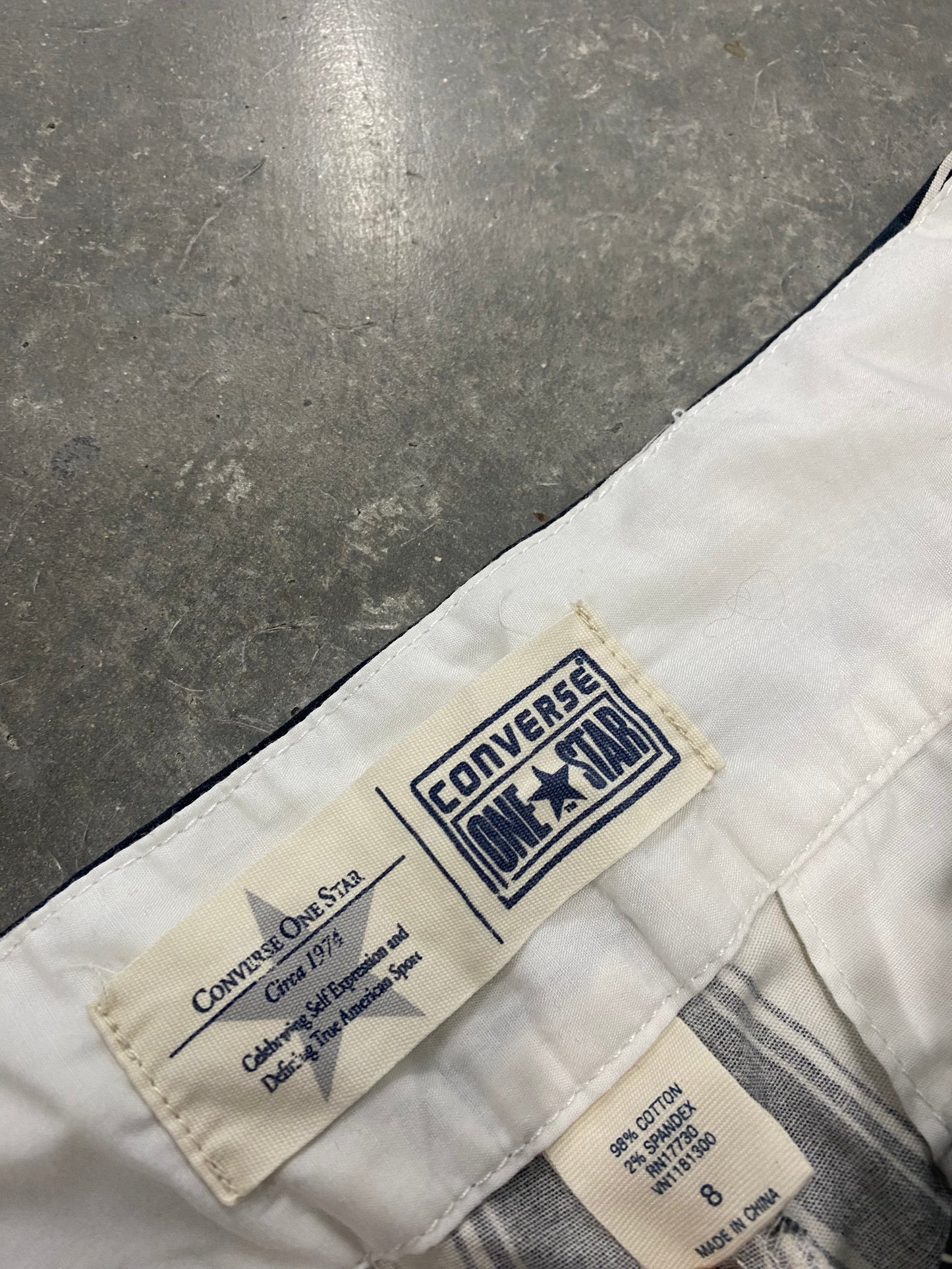 Vintage White Stripped Bottoms