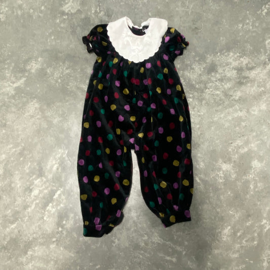 Vintage Polka Dot Velvet Jumper 24M