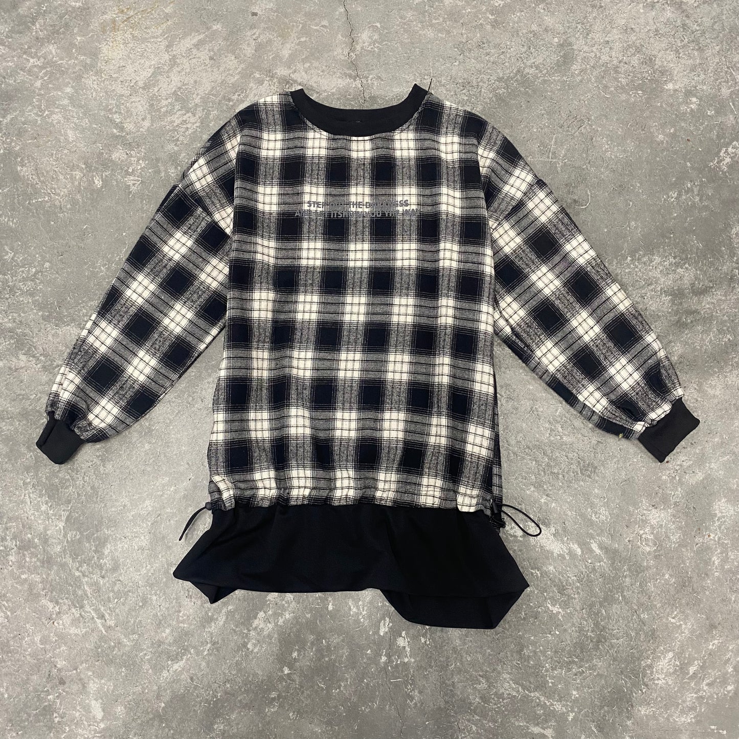 Black Plaid Dress