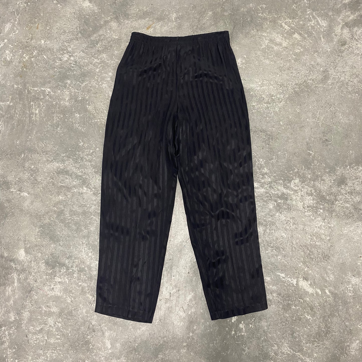 Vintage Stripped Black Pants