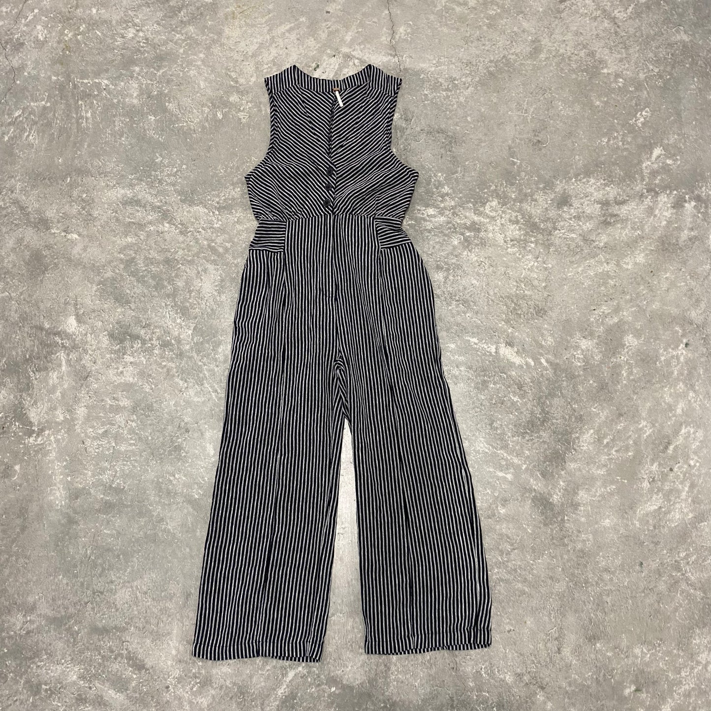 Pinstripe Black Cotton Jumper
