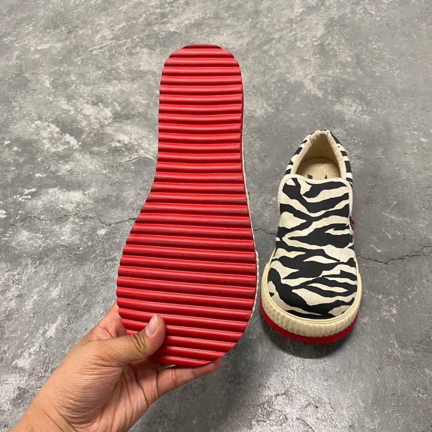 Vintaage Chunky Zebra Sneaker