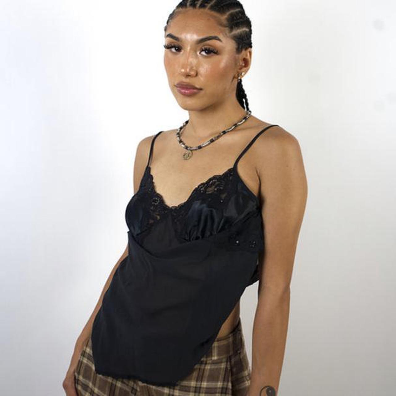 Victoria Secret Black Lingere Tank