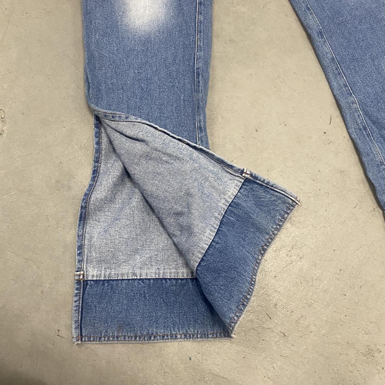 Vintage Light Washed Bleached Jeans
