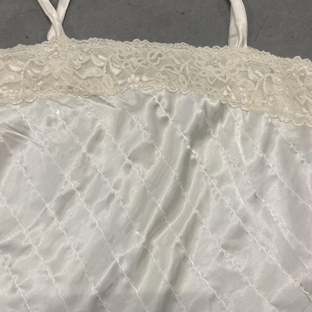 Vintage Creme Sequin Lace Tank