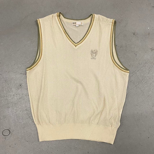 Creme Knit Sweater Vest