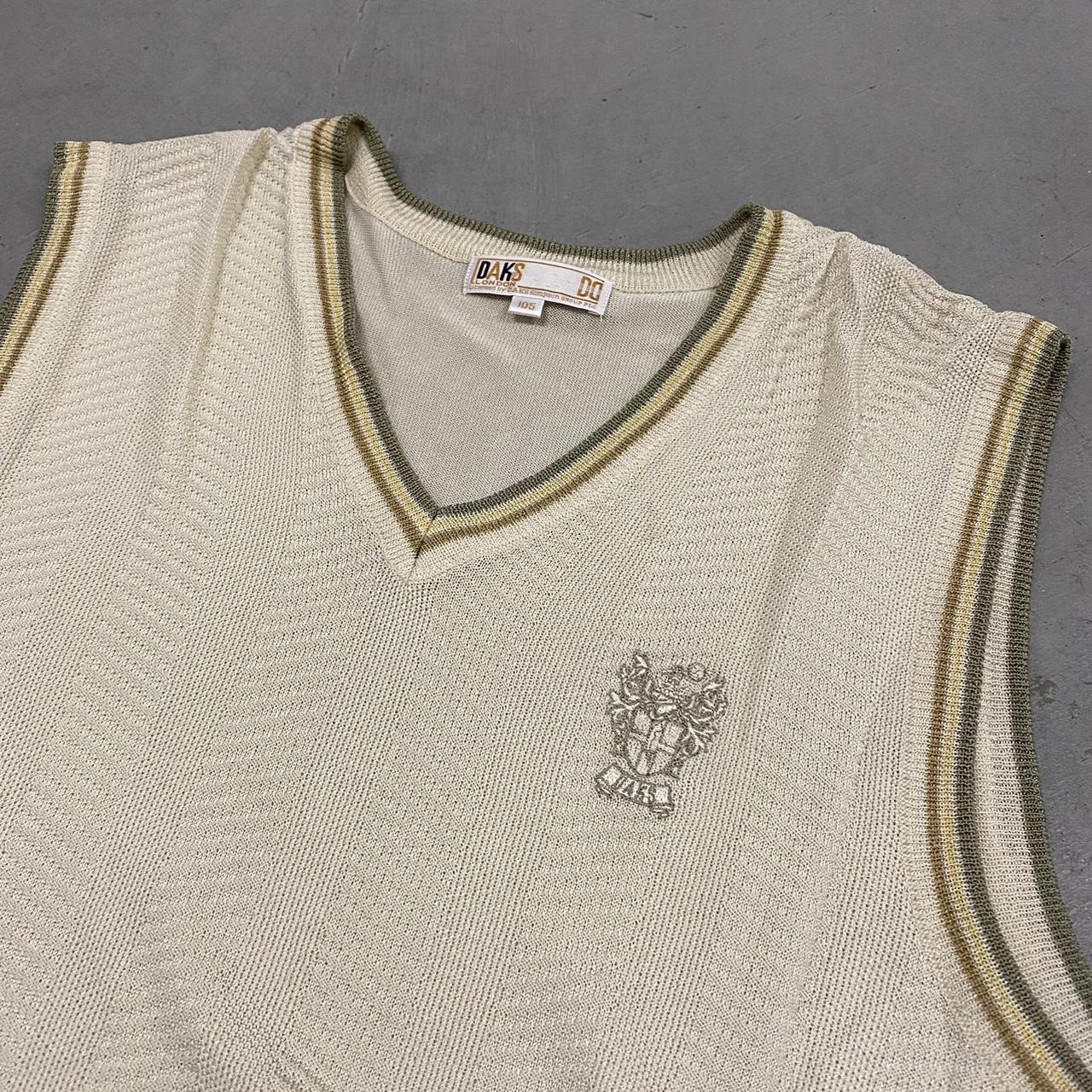 Creme Knit Sweater Vest
